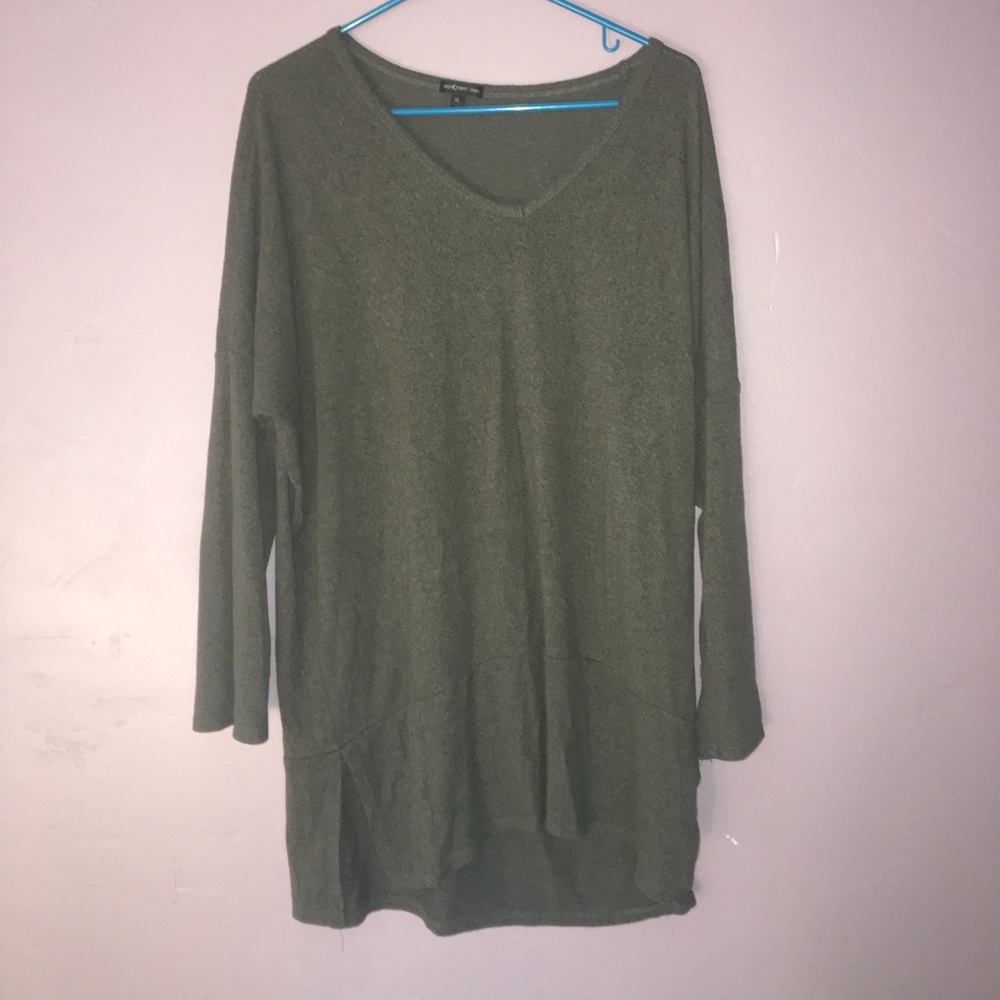 🌺Oversized XL cozy Gray Long Sleeve